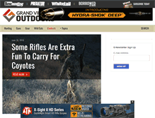 Tablet Screenshot of grandviewoutdoors.com